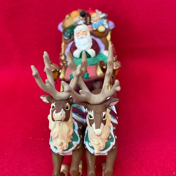Santa's Magical Sleigh Hallmark Ornament - Picture 3 of 9